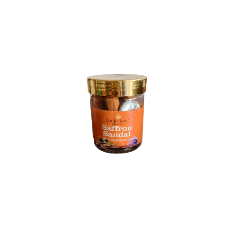 Kamdhenu Saffron Sandal Premium Sambrani Dhoop
