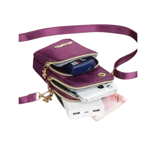 New Balloon Mobile Phone Crossbody Bag | 3-Layer Wallet with Earphone Plug – Jus
