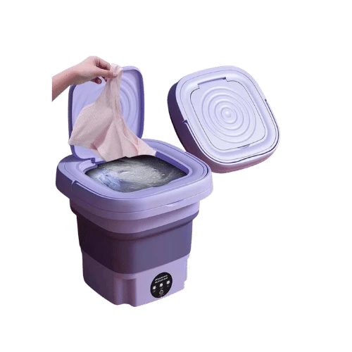 9L Foldable Portable Washing Machine | Mini Washer for Socks, Underwear & Pantie