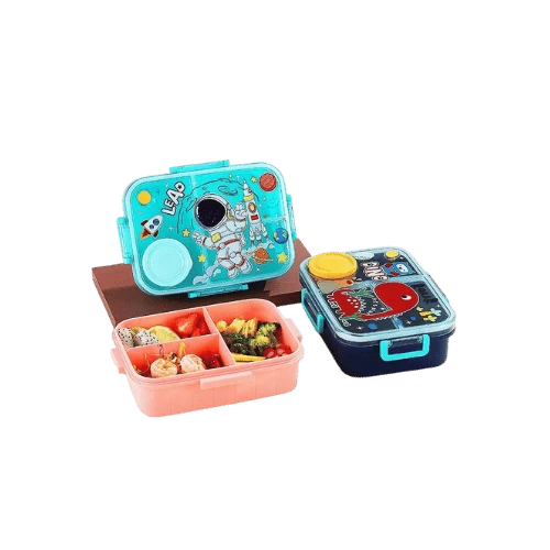 New 3-Grid Lunch Box | Leak-Proof, Microwave-Safe Meal Container – Just ₹250 Eac