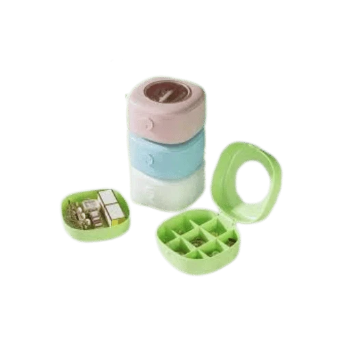 New Portable Jewelry Storage Box | Compact Organizer for Rings, Earrings & Neckl