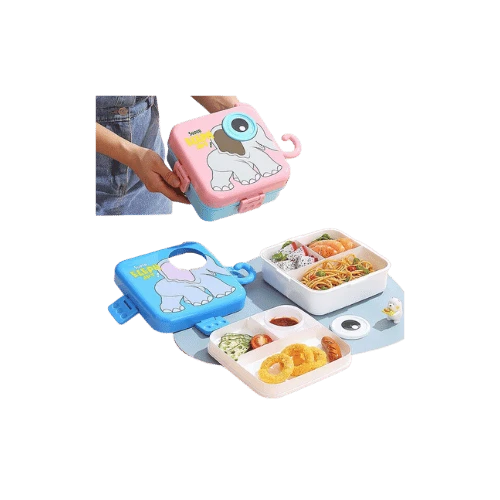 New BPA-Free Bento Lunch Box – Multi-Compartment, Leakproof, Microwave Safe Tiff