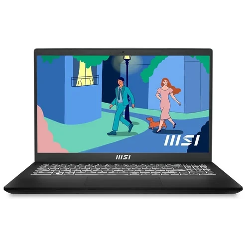 MSI Modern 15, Intel 12th Gen. i3-1215U, 40CM FHD 60Hz Laptop (8GB/512GB NVMe SS