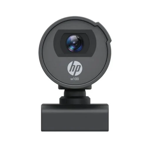 HP w100 480P 30 FPS Digital Webcam with Built-in Mic, Plug and Play Setup, Wide-