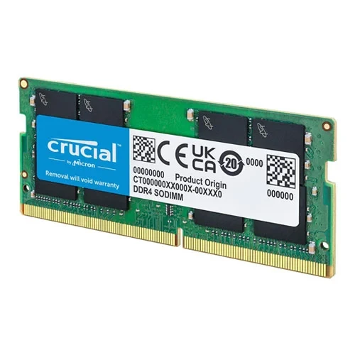 Crucial 8GB DDR4 Laptop RAM 3200MHz CL22 (or 2933MHz or 2666MHz) Laptop Memory