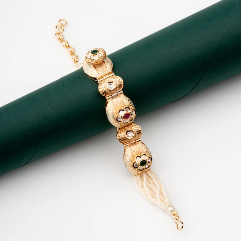 Timeless Ruby & Green Bracelet: A Touch of Elegance for Every Style