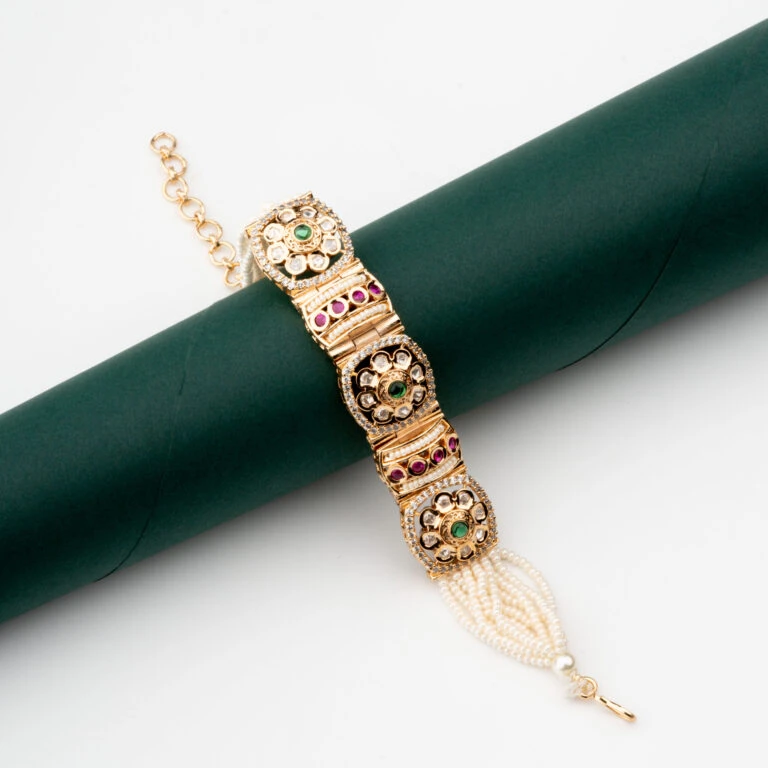 Timeless Ruby & Green Bracelet: A Touch of Elegance for Every Style