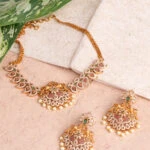 Rajwadi Temple Choker Set